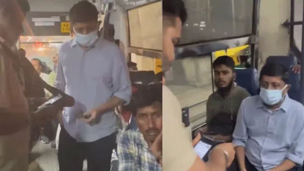 సామాన్యుడిలా బస్సెక్కిన మంత్రి.. చిల్లర లేదని దించేసిన కండక్టర్!