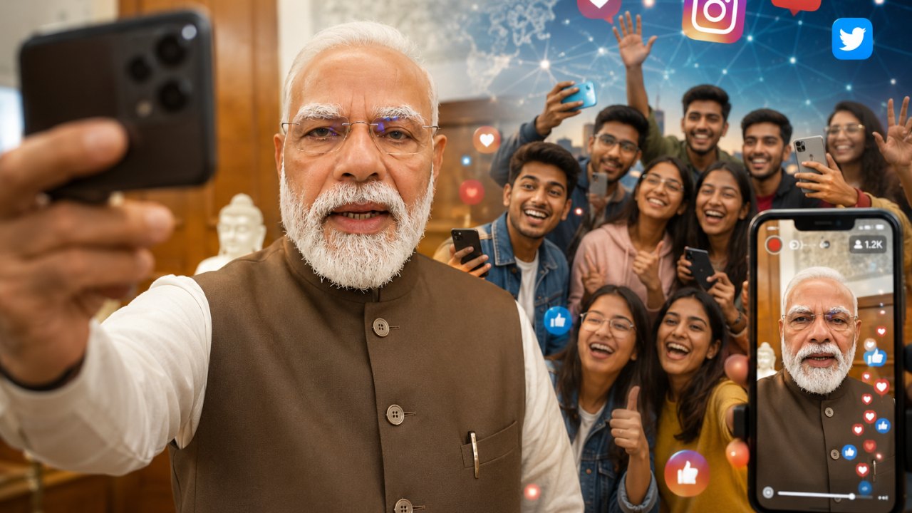 పేప‌ర్ లీక్ గ్యాంగ్‌ల‌ను వ‌దల‌బోమంటూ మోదీ వీడియో.. ప్ర‌ధాని సెల్ఫీల స్ట్రాట‌జీ ఏంటి..?