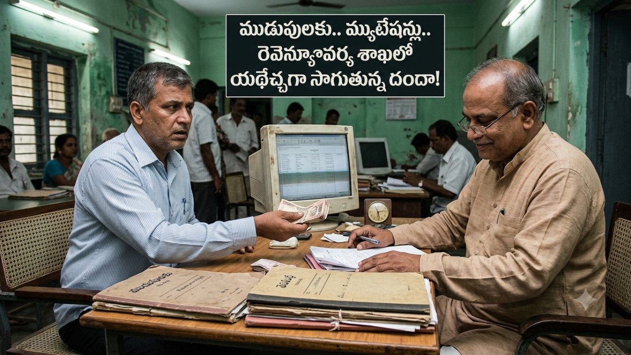 Nizamabad: ముడుపులకు.. మ్యుటేషన్లు.. రెవెన్యూ శాఖలో యథేచ్ఛగా సాగుతున్న దందా!..