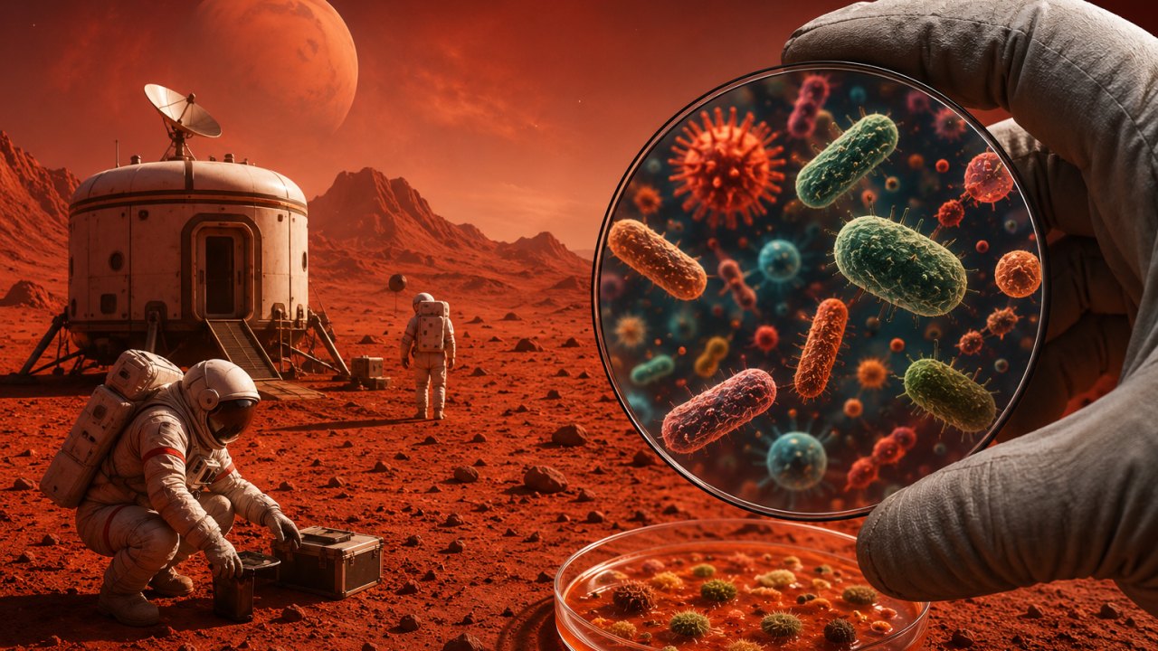 Space Bacteria: వ్యోమగాములకు కొత్త టెన్షన్.. అంగారకుడిపై సూక్ష్మజీవుల ముప్పు!