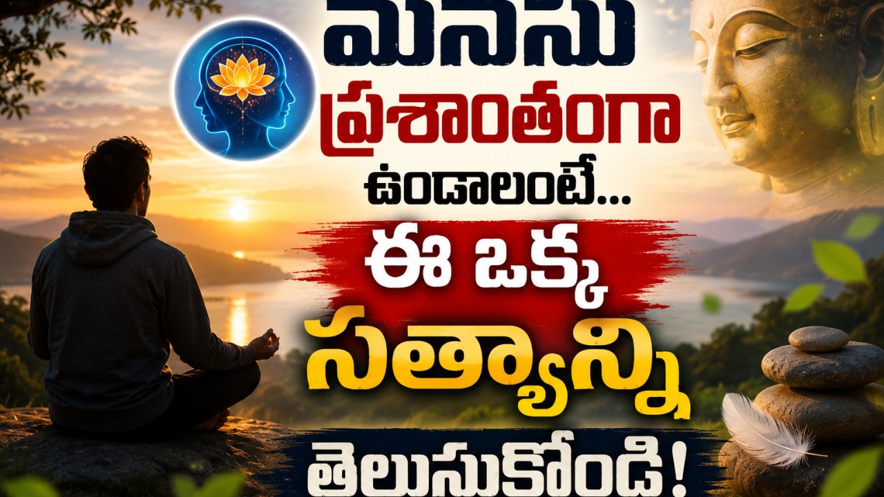 Spiritual: మనసు ప్రశాంతంగా ఉండాలంటే... ఈ ఒక్క సత్యాన్ని తెలుసుకోండి!