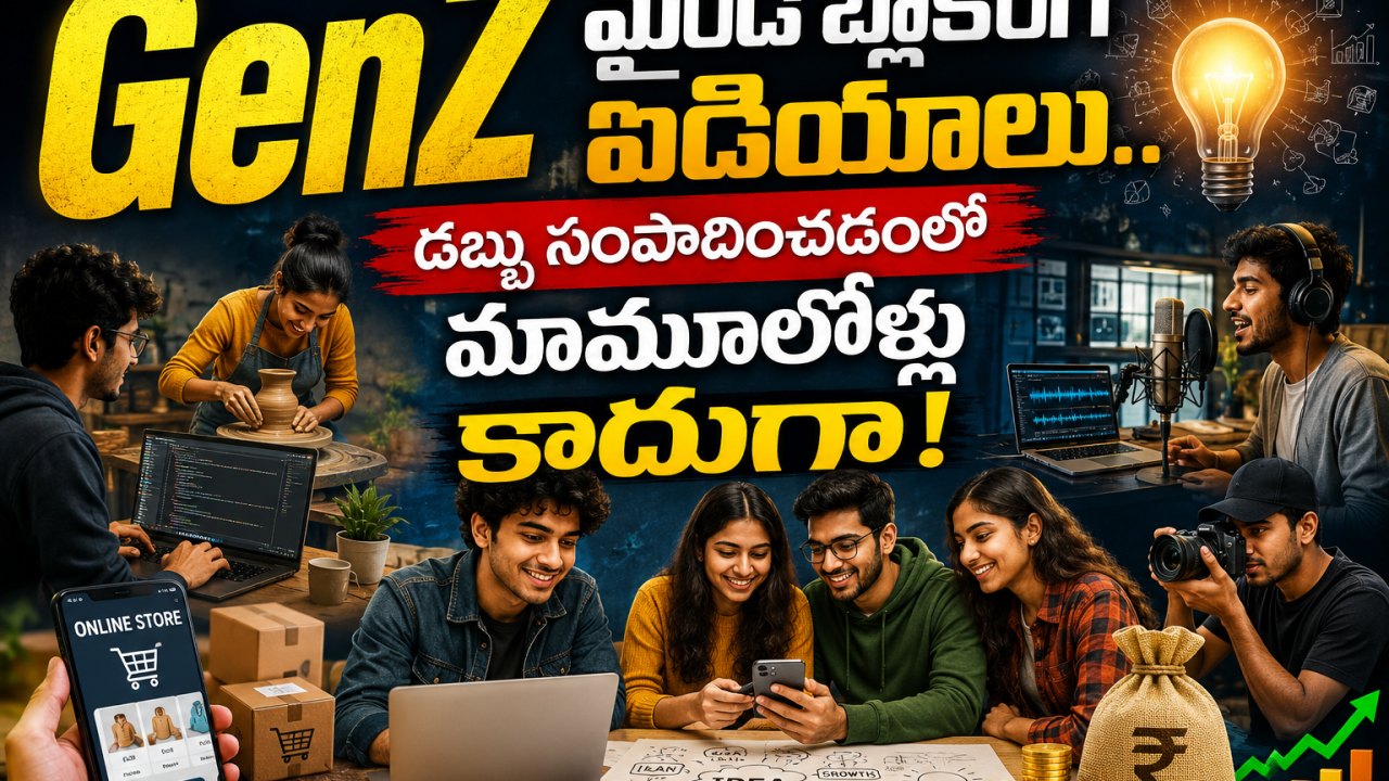 GenZ మైండ్ బ్లాకింగ్ ఐడియాలు.. డబ్బు సంపాదించడంలో మామూలోళ్లు కాదుగా!
