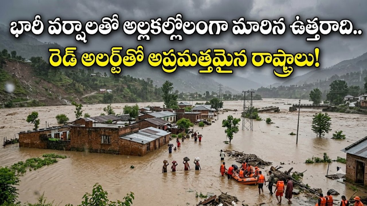 భారీ వర్షాలతో అల్లకల్లోలంగా మారిన ఉత్తరాది.. రెడ్ అలర్ట్తో అప్రమత్తమైన రాష్ట్రాలు!..