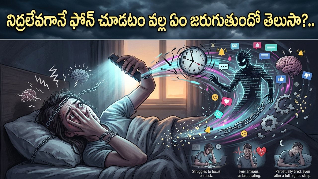 Health: నిద్రలేవగానే ఫోన్ చూడటం వల్ల ఏం జరుగుతుందో తెలుసా?..
