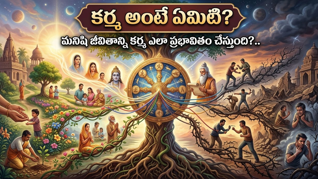 Spirituality: కర్మ అంటే ఏమిటి?.. మనిషి జీవితాన్ని కర్మ ఎలా ప్రభావితం చేస్తుంది?..