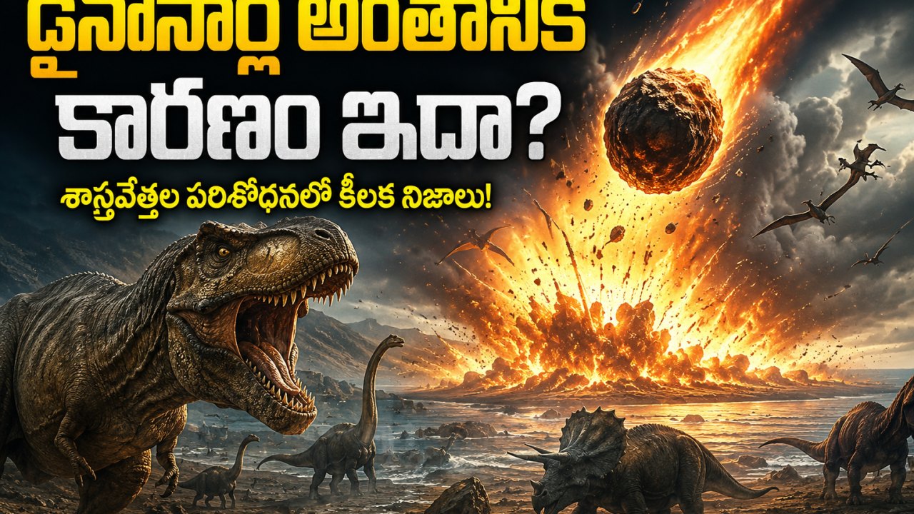 Dinosaurs: డైనోసార్ల అంతానికి కారణం ఇదా? శాస్త్రవేత్తల పరిశోధనలో కీలక నిజాలు!