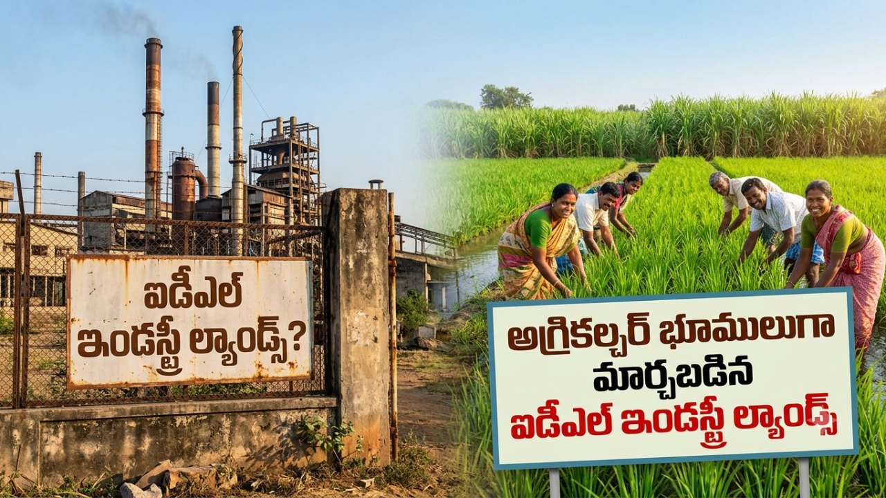 అగ్రికల్చర్ భూములుగా ఐడీఎల్ ఇండస్ట్రీ ల్యాండ్స్?
