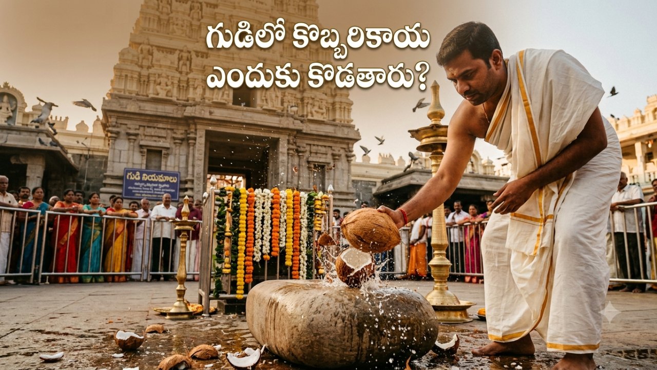 Spirituality: గుడిలో కొబ్బరికాయ ఎందుకు కొడతారు?