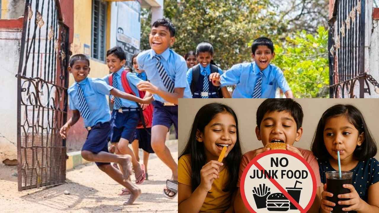 స్కూల్స్లో జంక్ ఫుడ్ నిషేధం- ప్రభుత్వం కీలక నిర్ణయం..!