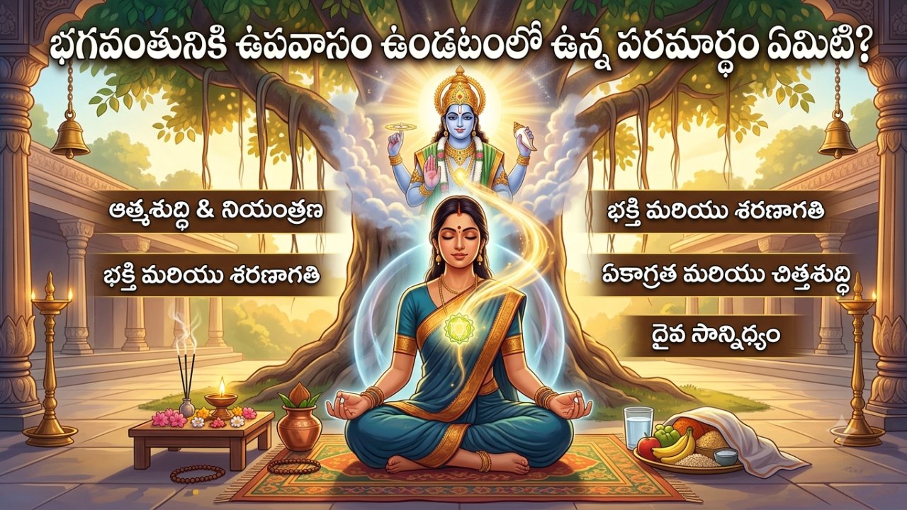 Spiritual: భగవంతునికి ఉపవాసం ఉండటంలో ఉన్న పరమార్థం ఏమిటి?