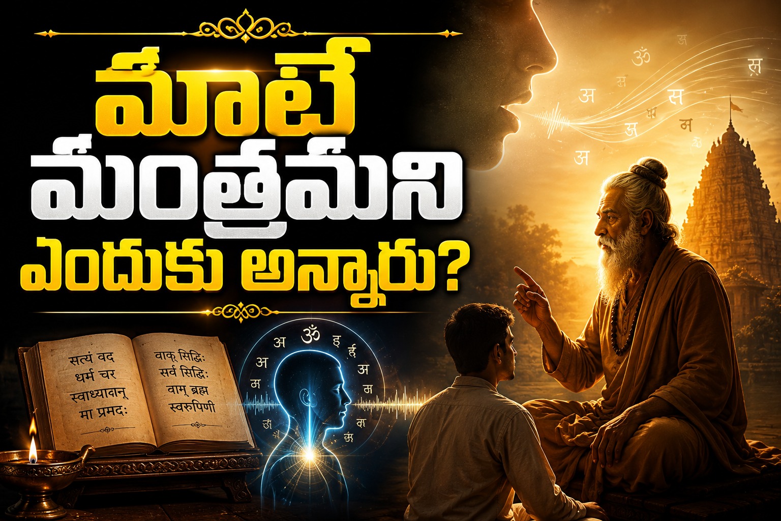 Spirituality: మాటే మంత్రమని ఎందుకు అన్నారు?