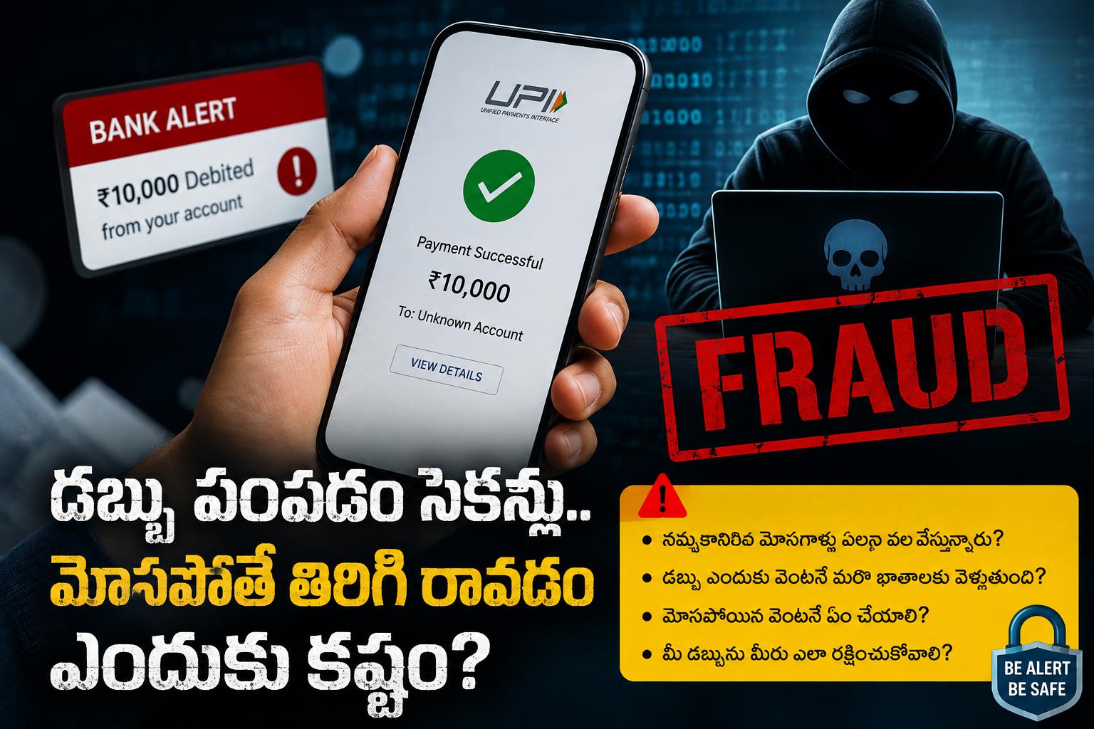 డబ్బు పంపడం సెకన్ల పని.. మోసపోతే తిరిగి రావడం కష్టమే! UPI పేమెంట్లలో ఇబ్బందులేంటి?
