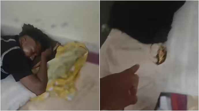 Thief Asleep: వార్నీ..! చోరీకి వెళ్లిన ఇంట్లోనే గురకపెట్టి నిద్రపోయిన దొంగ.. వీడియో వైరల్