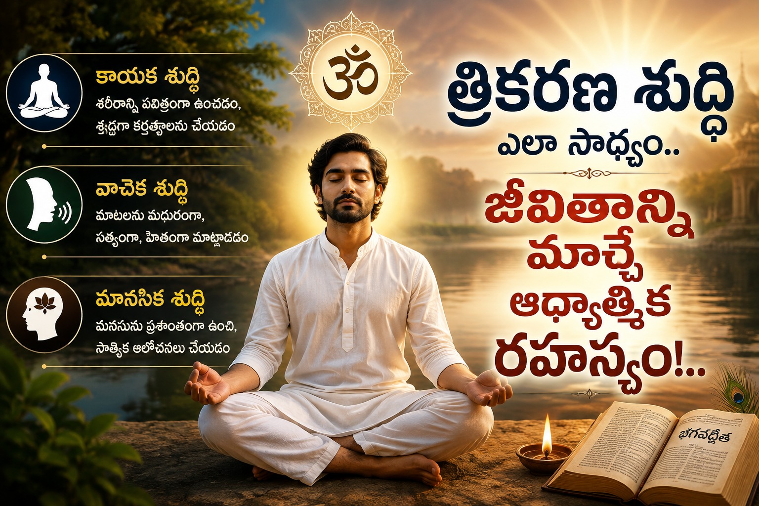 Spirituality: త్రికరణ శుద్ధి ఎలా సాధ్యం.. జీవితాన్ని మార్చే ఆధ్యాత్మిక రహస్యం!..