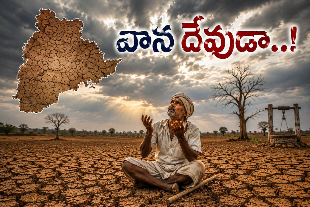 వాన కుర‌వ‌దు.. చెరువు నిండ‌దు! క‌రువు కోర‌ల్లో తెలంగాణ