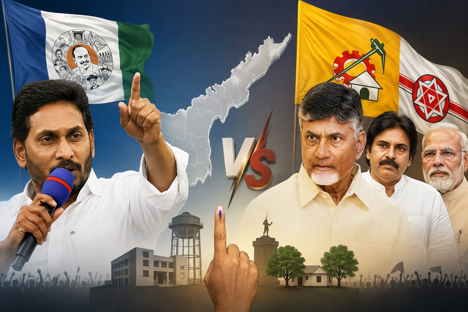 లోకల్ ఫైట్కు జగన్ సై.. కూటమికి తొలి పరీక్ష!