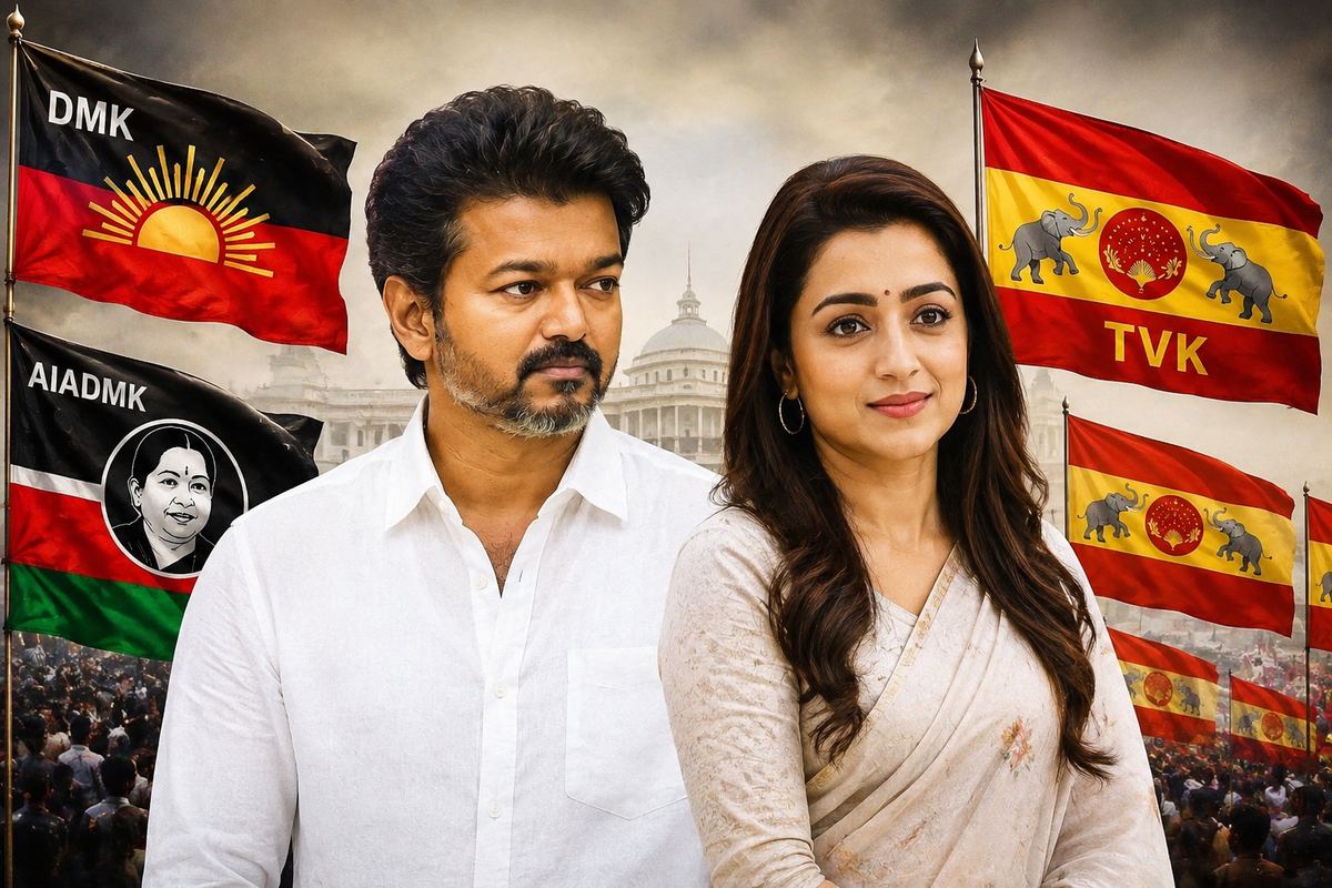 త్రిష చుట్టే తమిళ రాజకీయం.. అంద‌రూ ఆమెనే ఎందుకు టార్గెట్ చేస్తున్నారు..?