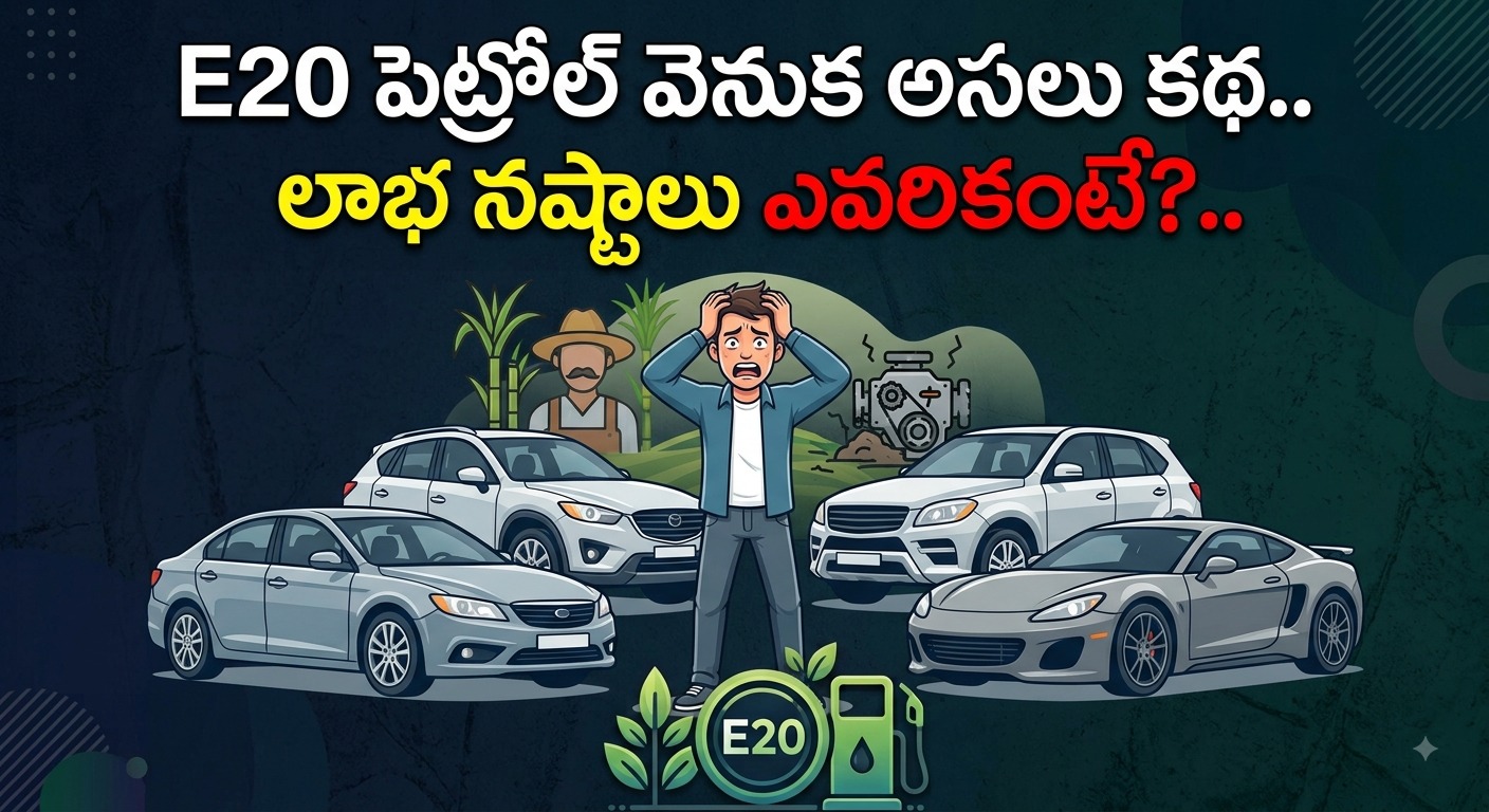 E20 fuel Secret: E20 పెట్రోల్ వెనుక అసలు కథ.. లాభ నష్టాలు ఎవరికంటే?..