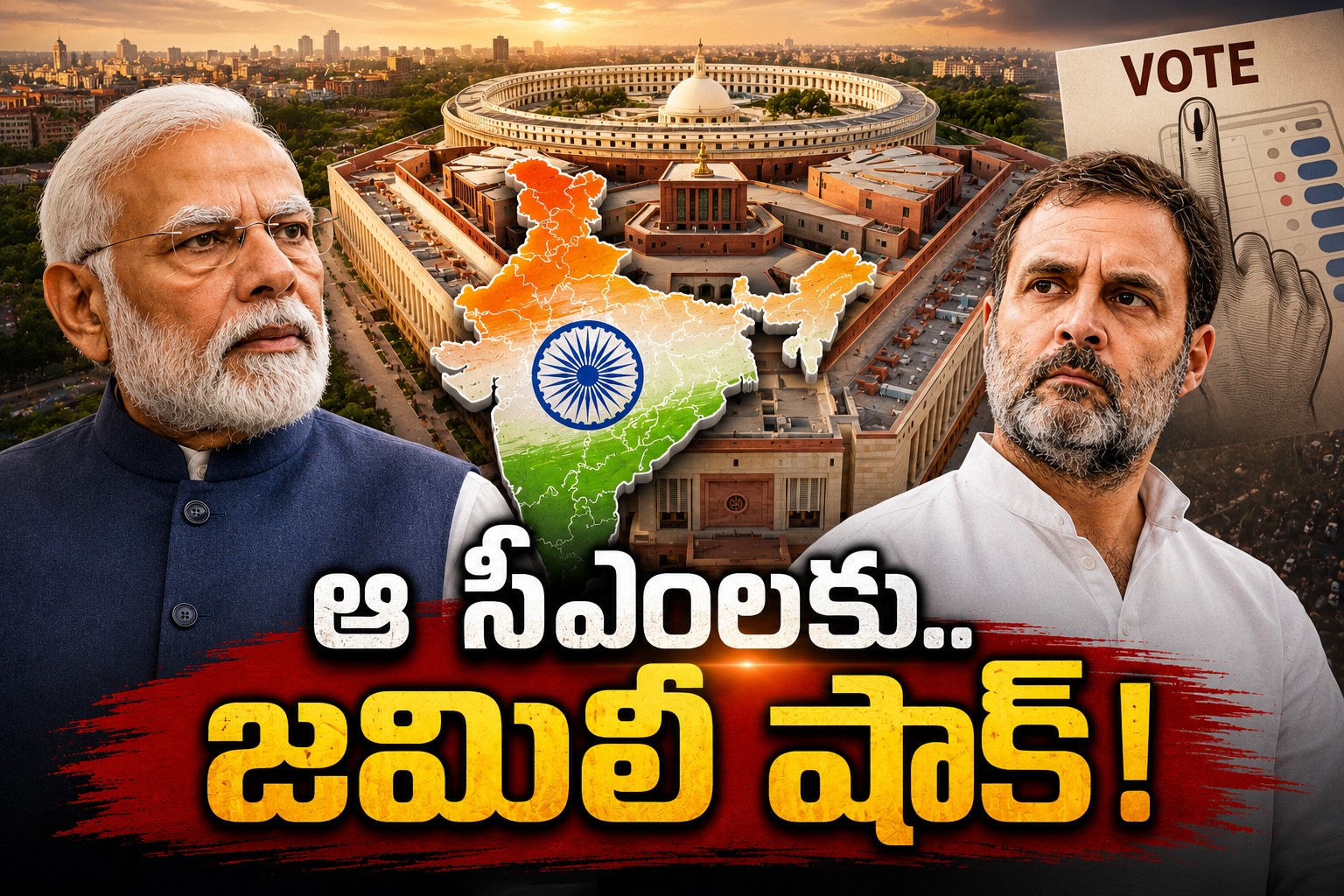 2029లో జమిలి ఎన్నికలు.. ఆ సీఎంల కుర్చీలకు భారీ షాక్?