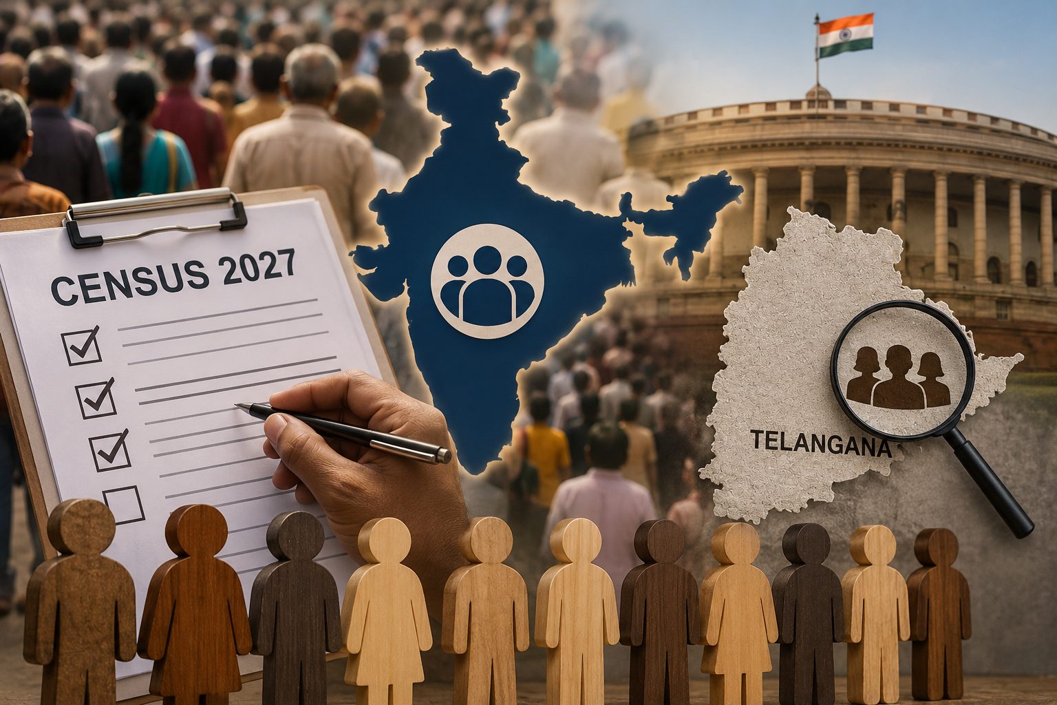 కులగణనపై కేంద్రం కొత్త ఫార్మాట్‌.. తెలంగాణ మోడల్‌తోనే ముందుకెళ్లాల‌ని నిర్ణ‌యం!