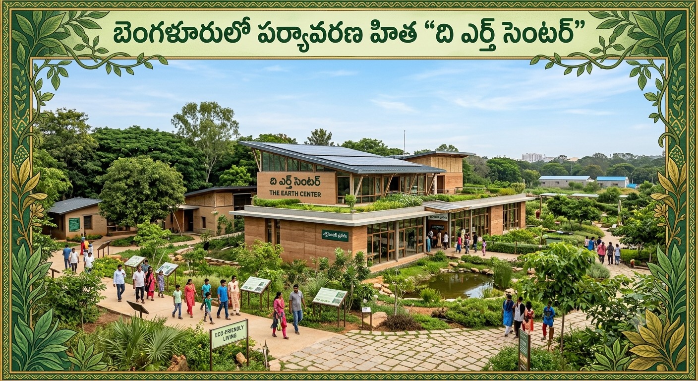Bengaluru: బెంగళూరులో పర్యావరణ హిత "ది ఎర్త్ సెంటర్"..