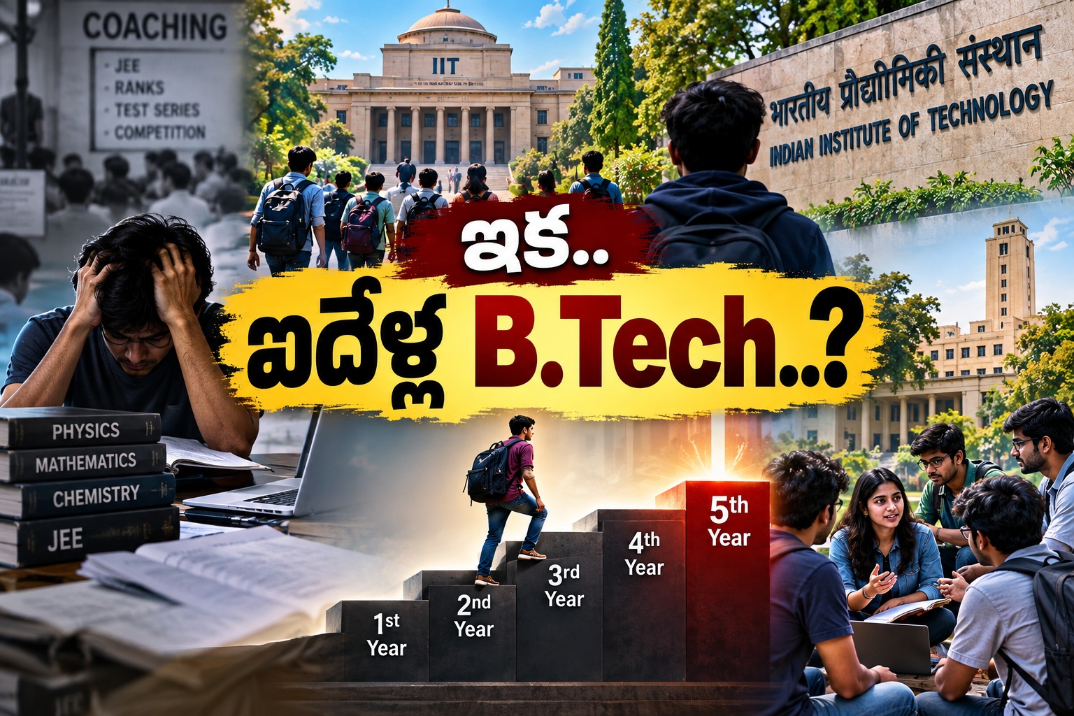 ఐఐటీ బీటెక్‌ ఇక ఐదేళ్లా..? విద్యార్థులకు లాభమా.. లేక మరో భారమా?