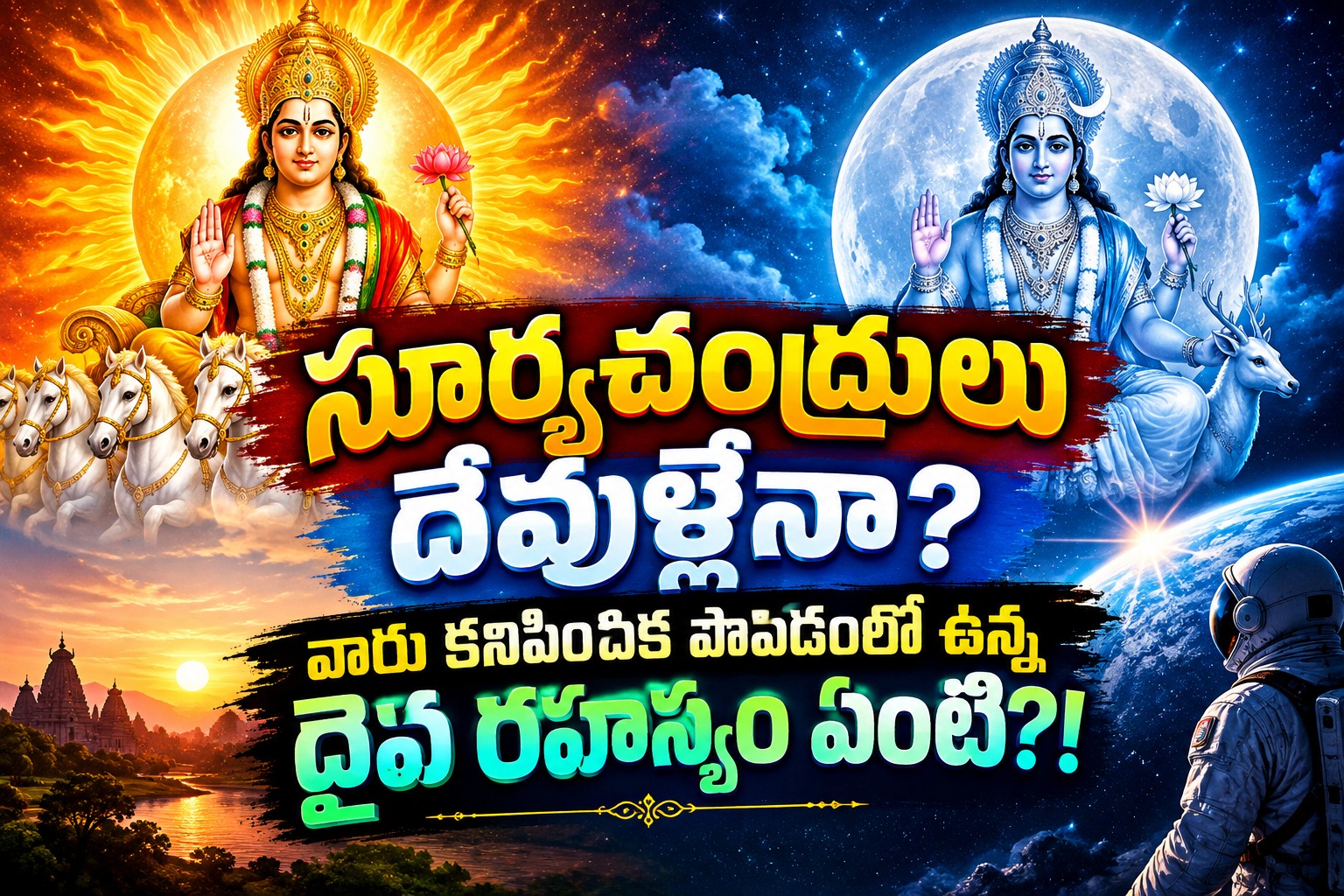 Spirituality: సూర్యచంద్రులు దేవుళ్లేనా? వారు కనిపించక పోవడంలో ఉన్న దైవ రహస్యం ఏంటి?!