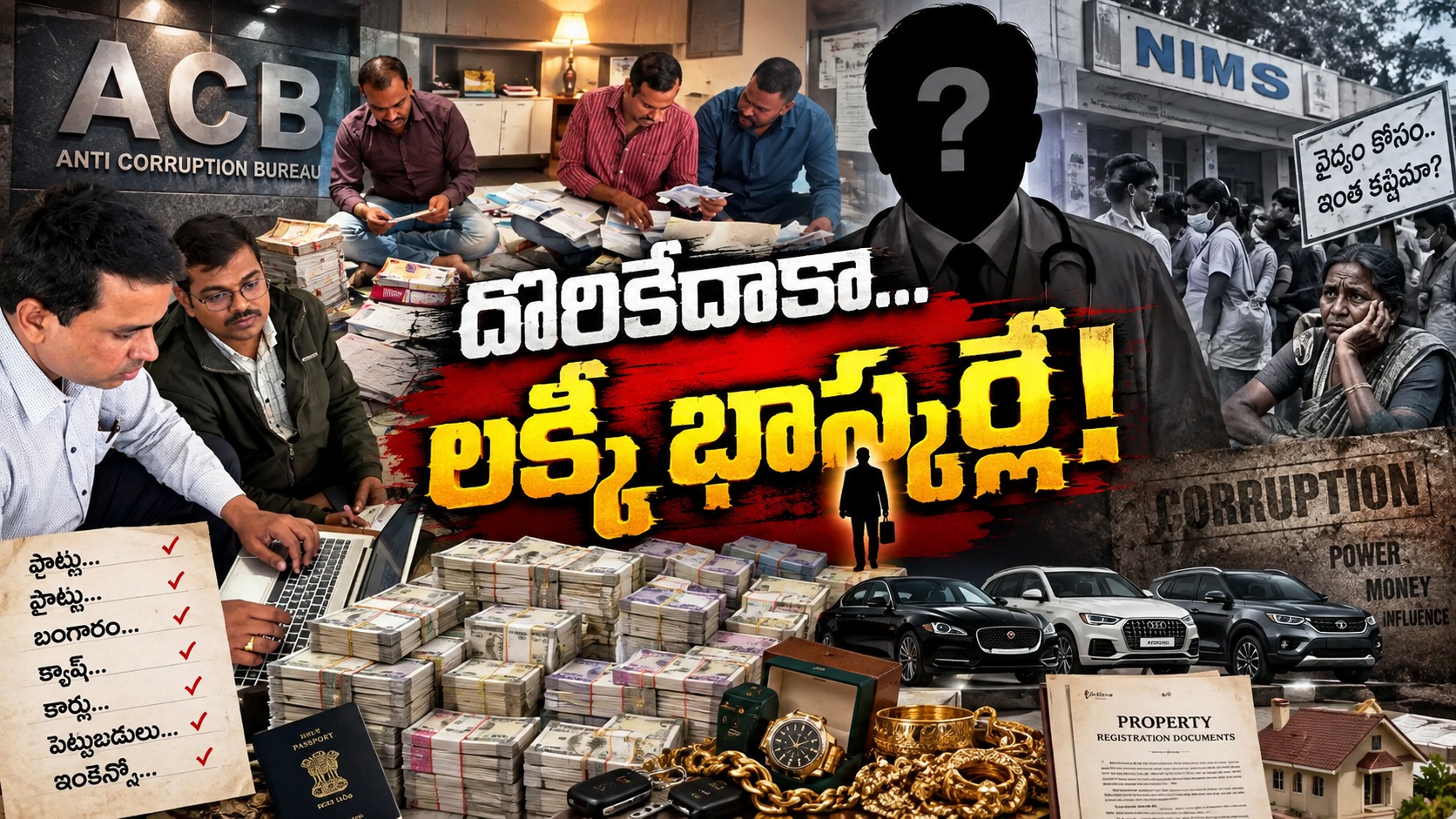 జీతం ప్రభుత్వానిది, ఆస్తులు కోట్లలో! సర్కారీ వ్యవస్థల్లో లక్కీ భాస్కర్లు