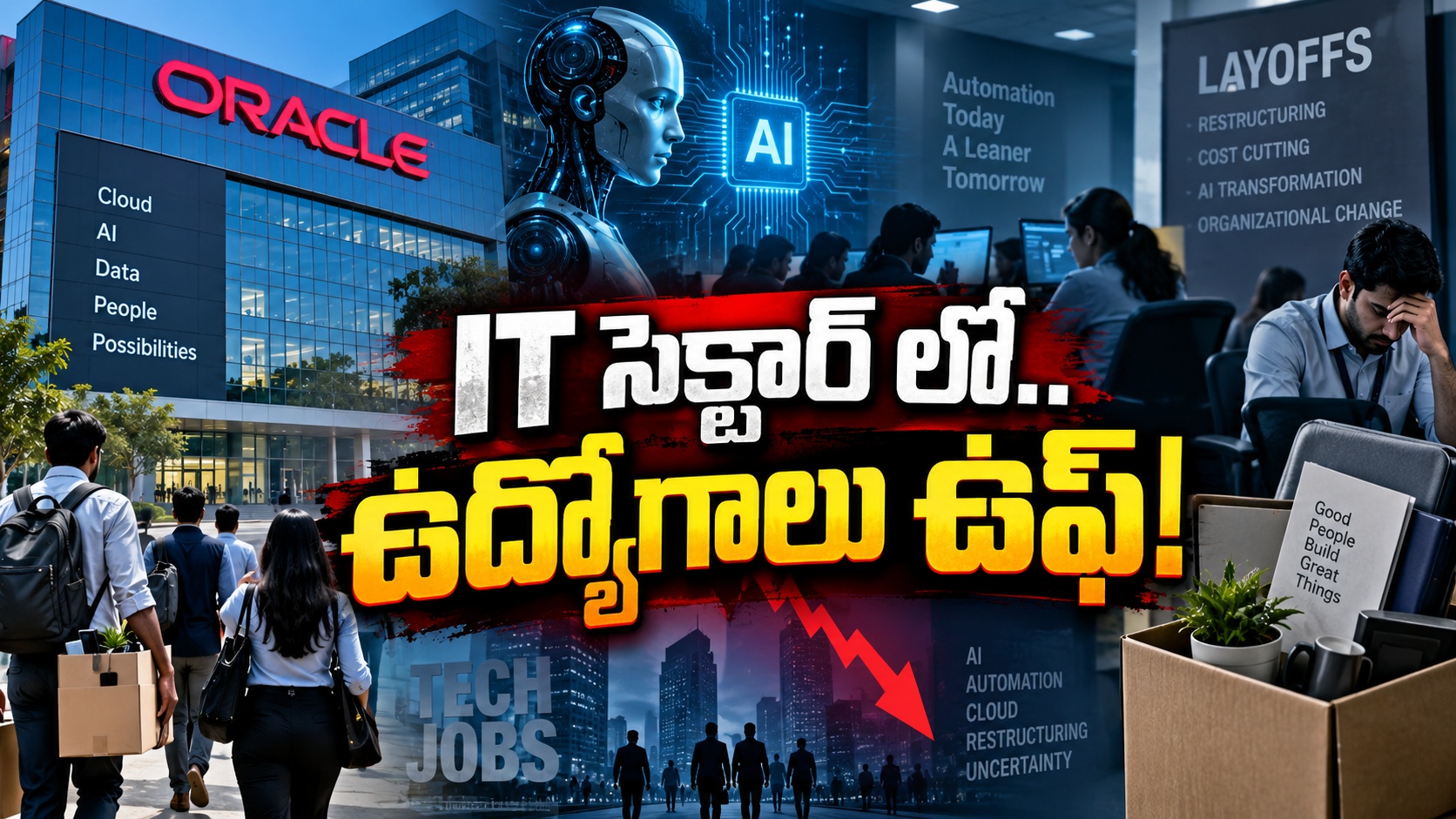 ఒరాకిల్లో భారీ లేఆఫ్స్..! టెక్ ప్రపంచంలో అసలేం జరుగుతోంది?