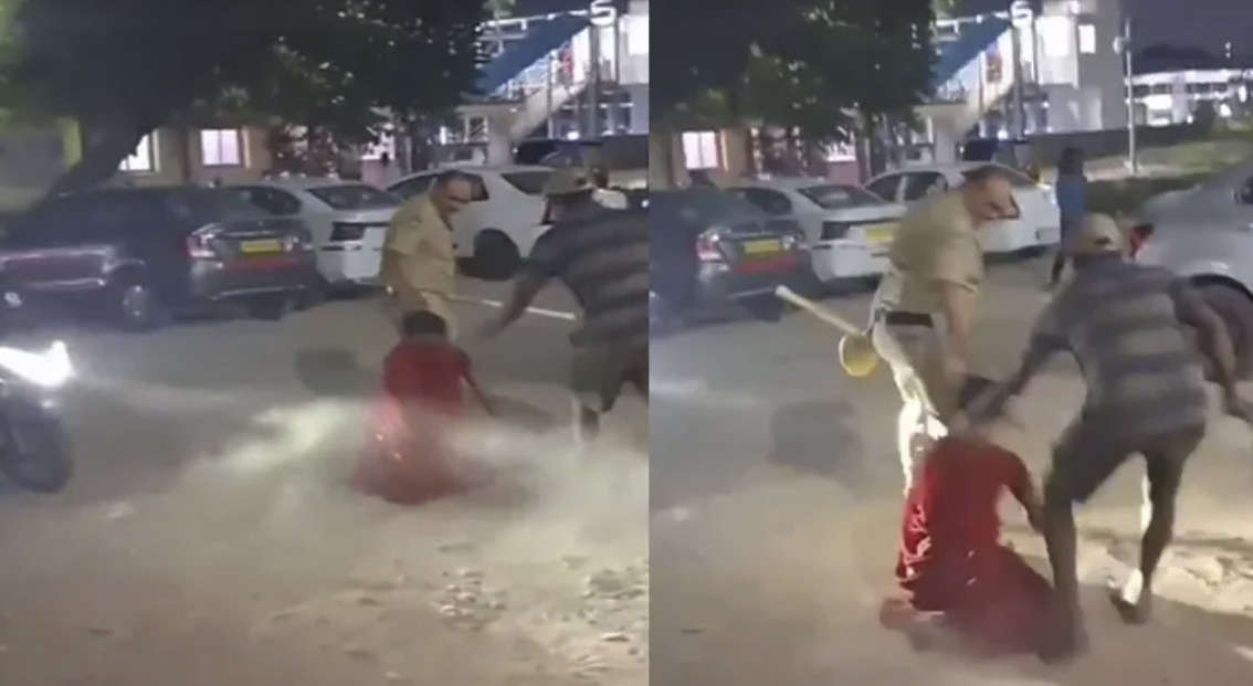 VIRAL: అమానుషం.. మహిళను జుట్టు పట్టుకుని ఈడ్చుకెళ్లిన కానిస్టేబుల్!