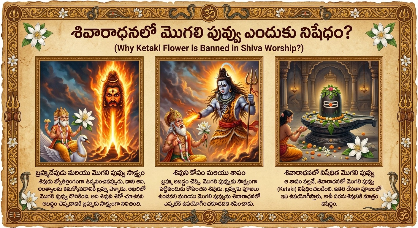 Spirituality: శివారాధనలో మొగలి పువ్వు ఎందుకు నిషేధం?..