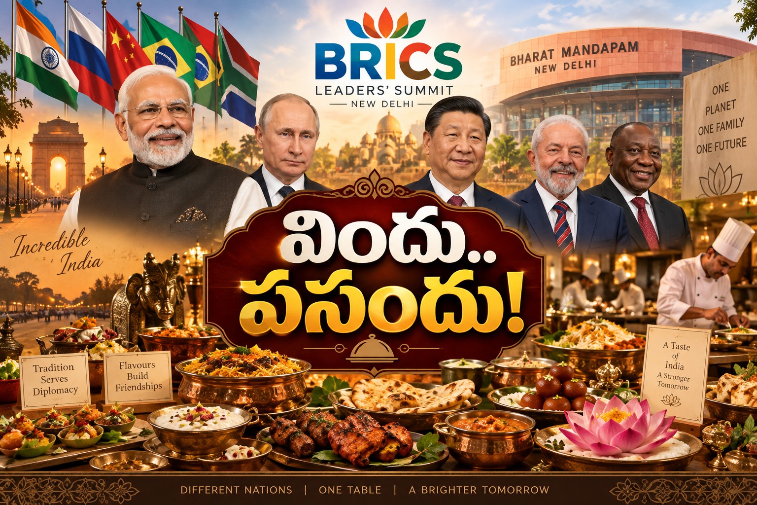 ఢిల్లీకి VVIP అతిథులు.. నోరూరించే విందు సిద్ధం!