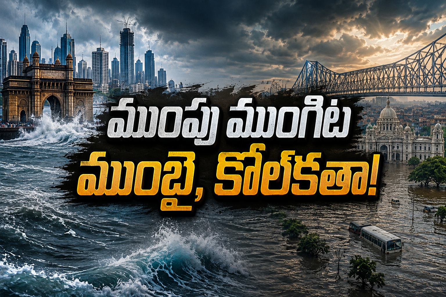 సముద్రం ముంచుకొస్తోంది..! ముంబై, కోల్కతా మునిగిపోతాయా..?