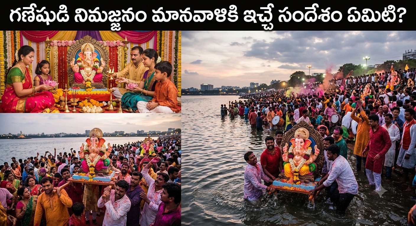 Spirituality: గణేషుడి నిమజ్జనం మానవాళికి ఇచ్చే సందేశం ఏమిటి?.