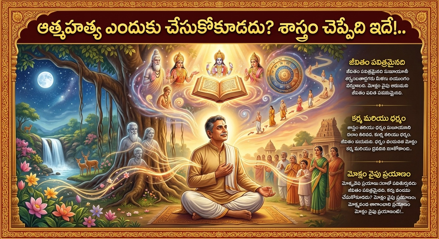 Spirituality: ఆత్మహత్య ఎందుకు చేసుకోకూడదు? శాస్త్రం చెప్పేది ఇదే!..