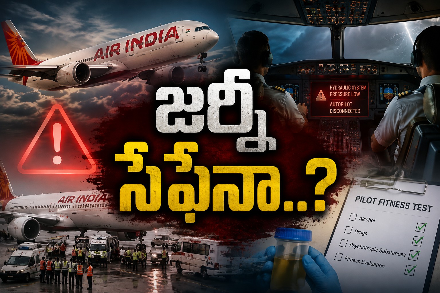 ఎయిర్ ఇండియా కీలక నిర్ణయం.. ఇక ప్రతి పైలట్కు 100% టెస్టింగ్!