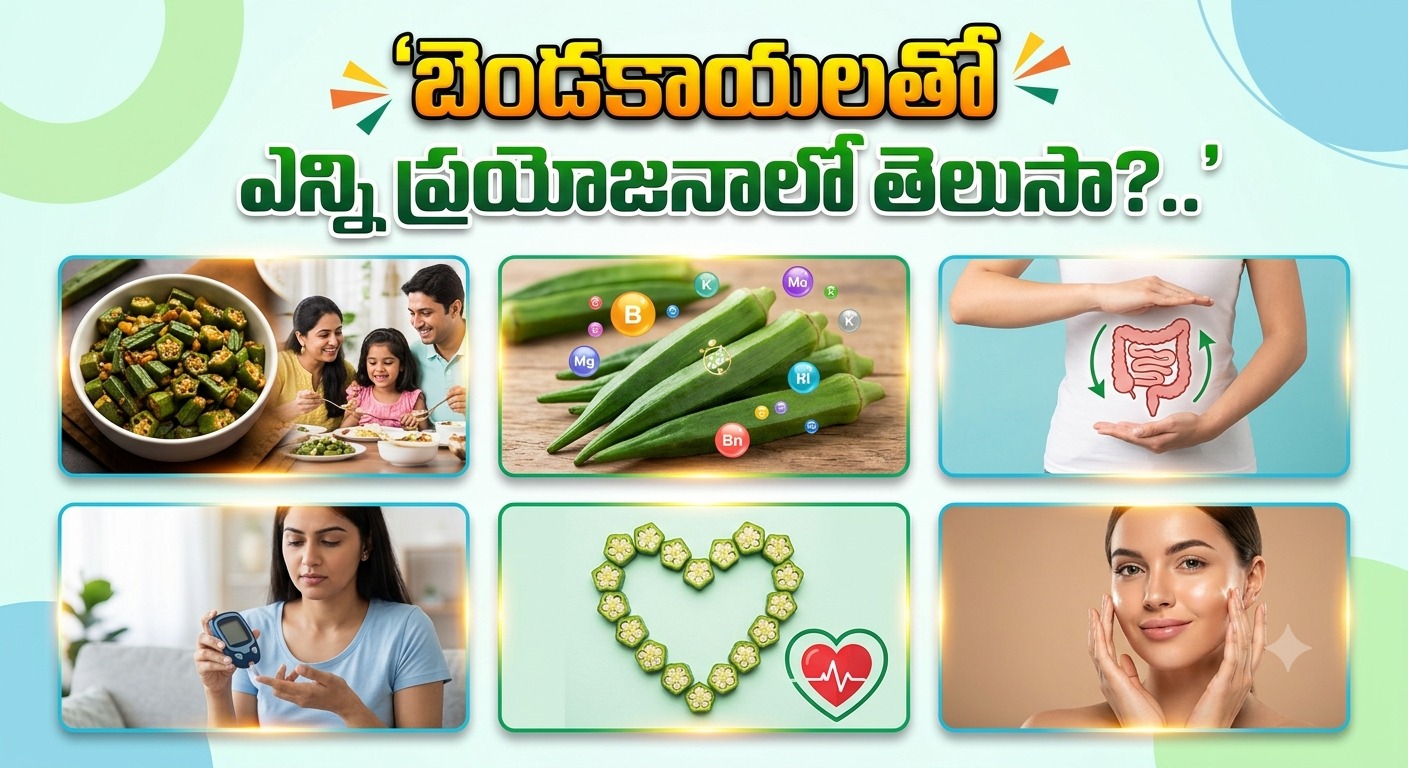 Health: బెండకాయలతో  ఎన్ని ప్రయోజనాలో తెలుసా?..