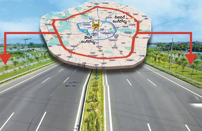 తెలంగాణకు కేంద్రం షాక్.. రీజినల్ రింగ్ రోడ్డుకు బ్రేక్!