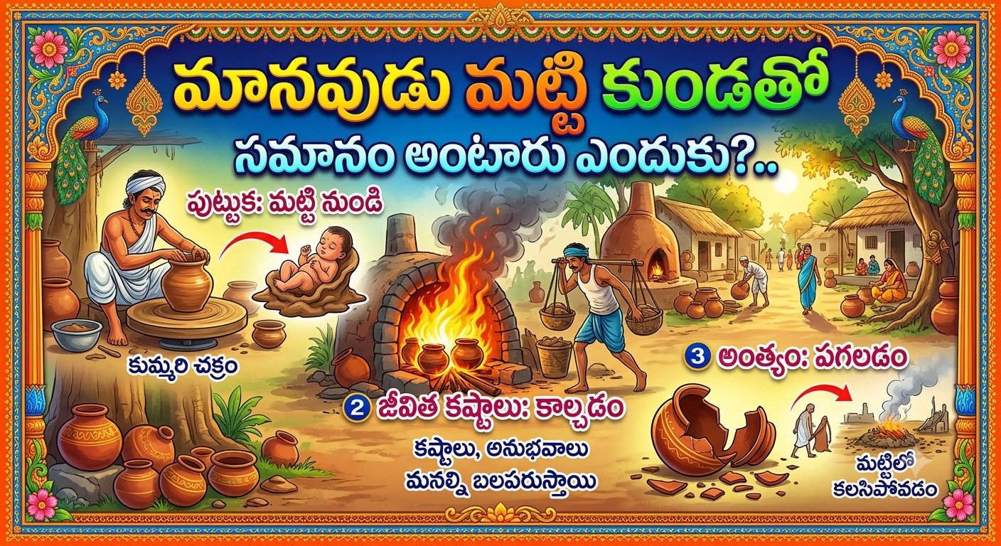 Spirituality: మానవుడు మట్టి కుండతో సమానం అంటారు ఎందుకు?..