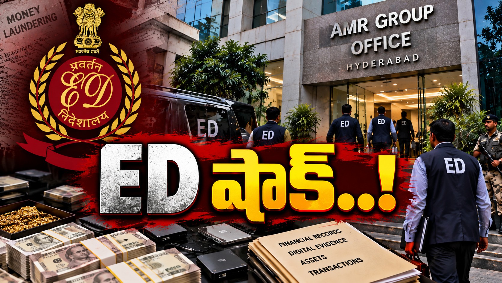 AMRపై ఈడీ దాడులు.. రూ.6.35 కోట్ల ఆస్తులు సీజ్.. అసలు ఏం జరిగింది?
