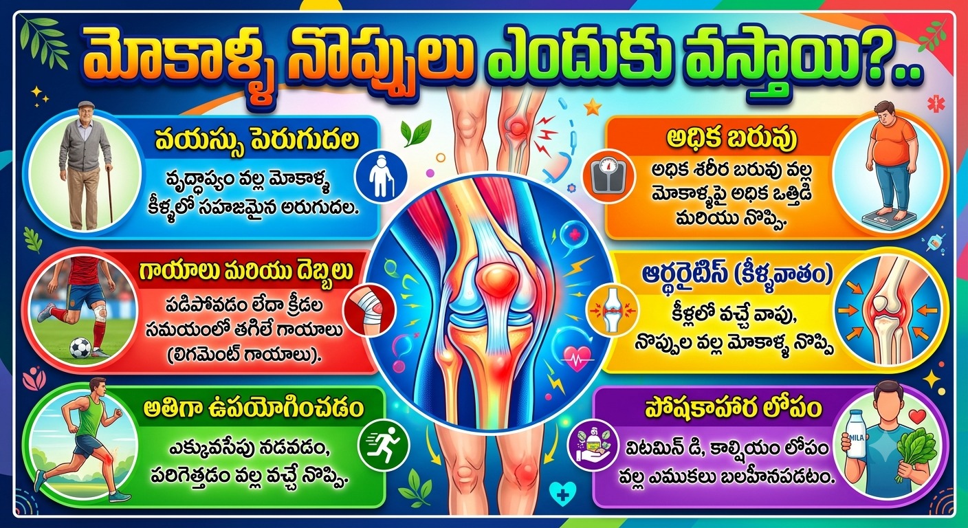 Health: మోకాళ్ళ నొప్పులు ఎందుకు వస్తాయి?..