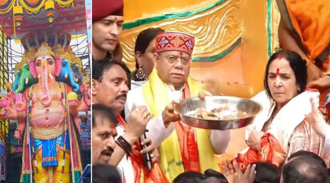 ఖైరతాబాద్ గణేషుడికి గవర్నర్ దంపతుల తొలి పూజ!