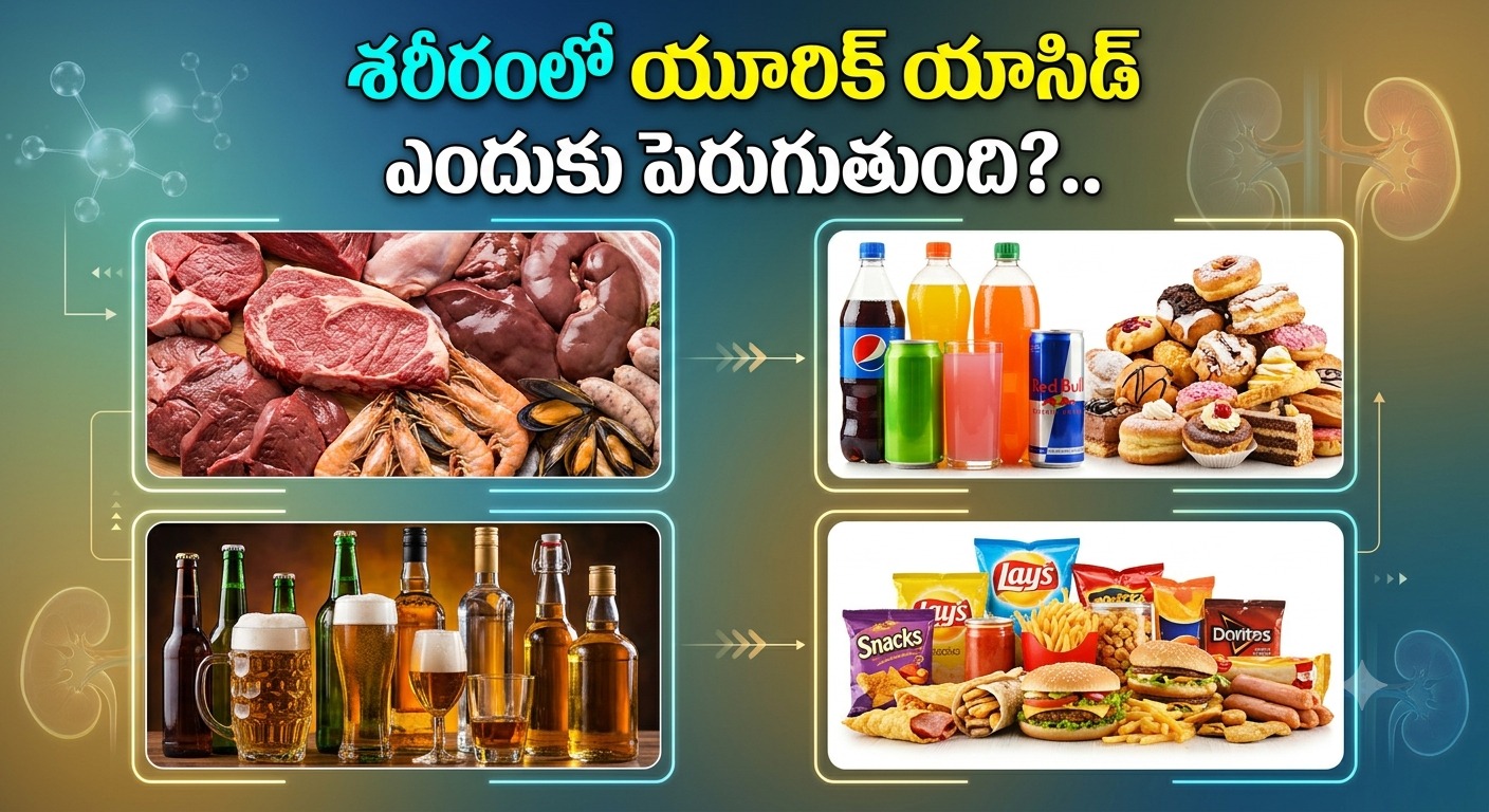 Health: శరీరంలో యూరిక్ యాసిడ్ ఎందుకు పెరుగుతుంది?..