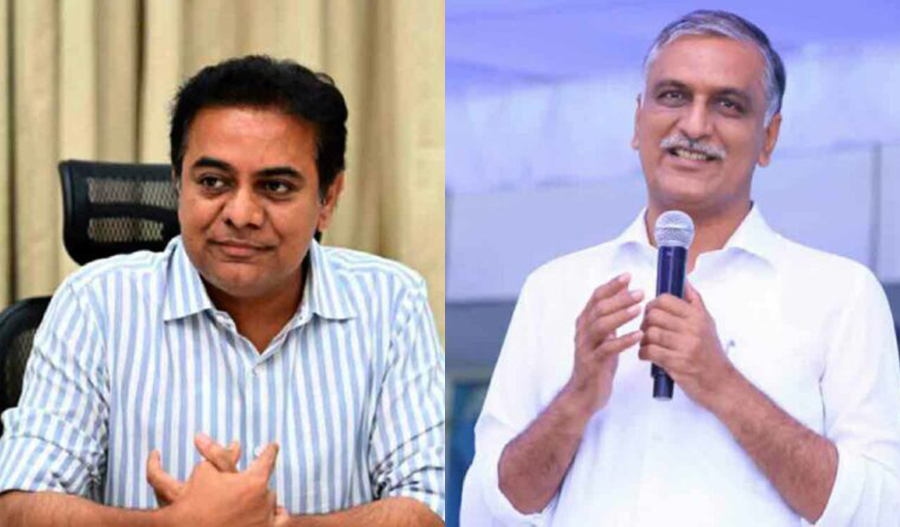 BRS : బీఆర్ఎస్కు షాక్.. కేటీఆర్, హరీశ్ రావుపై లైంగిక వేధింపుల కేసు