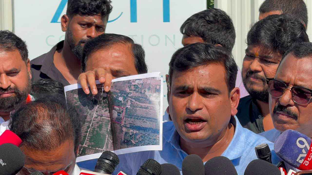 ఆ భూములు సత్యం రామలింగరాజువి.. జన్వాడ ఫాంహౌస్పై ఎంపీ చామల సంచలన ఆరోపణలు