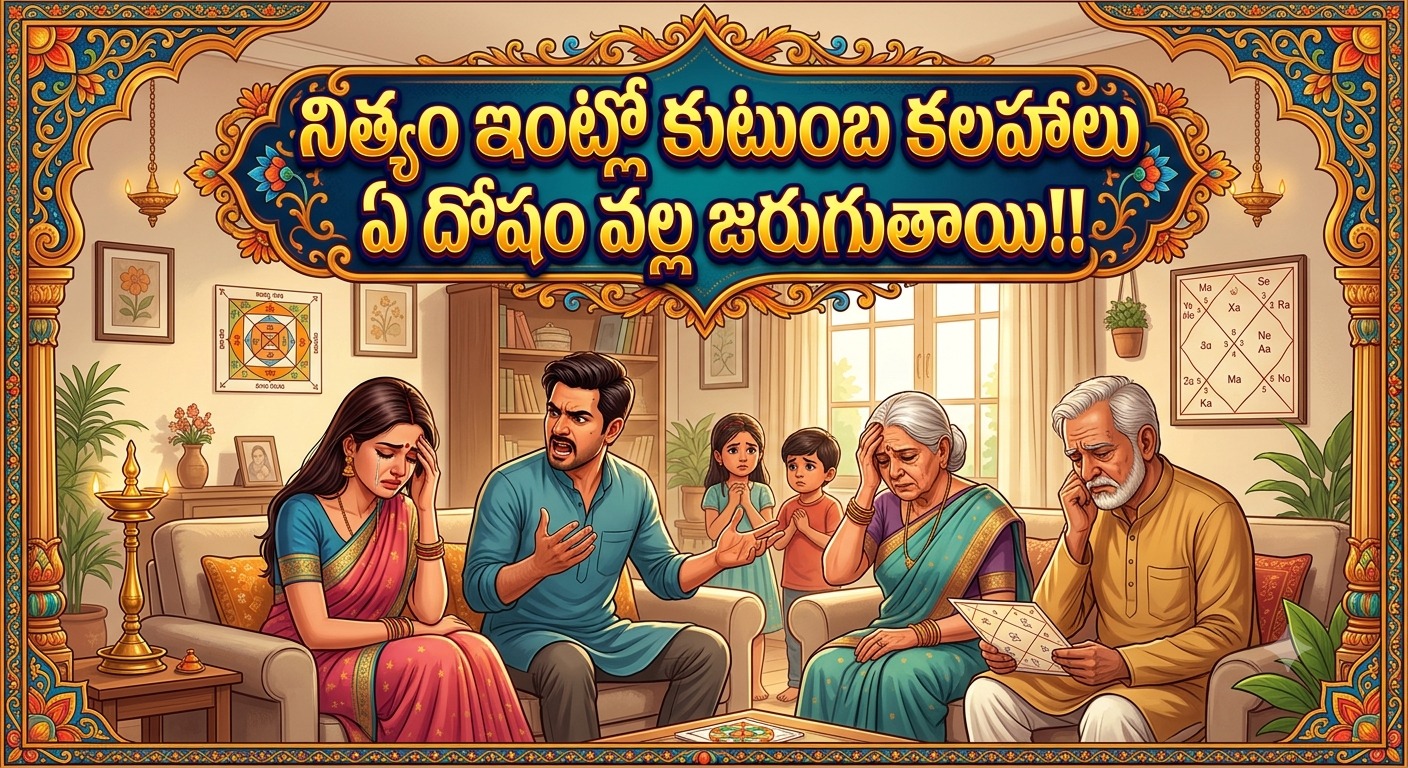 Spirituality: నిత్యం ఇంట్లో కుటుంబ కలహాలు ఏ దోషం వల్ల జరుగుతాయి!!