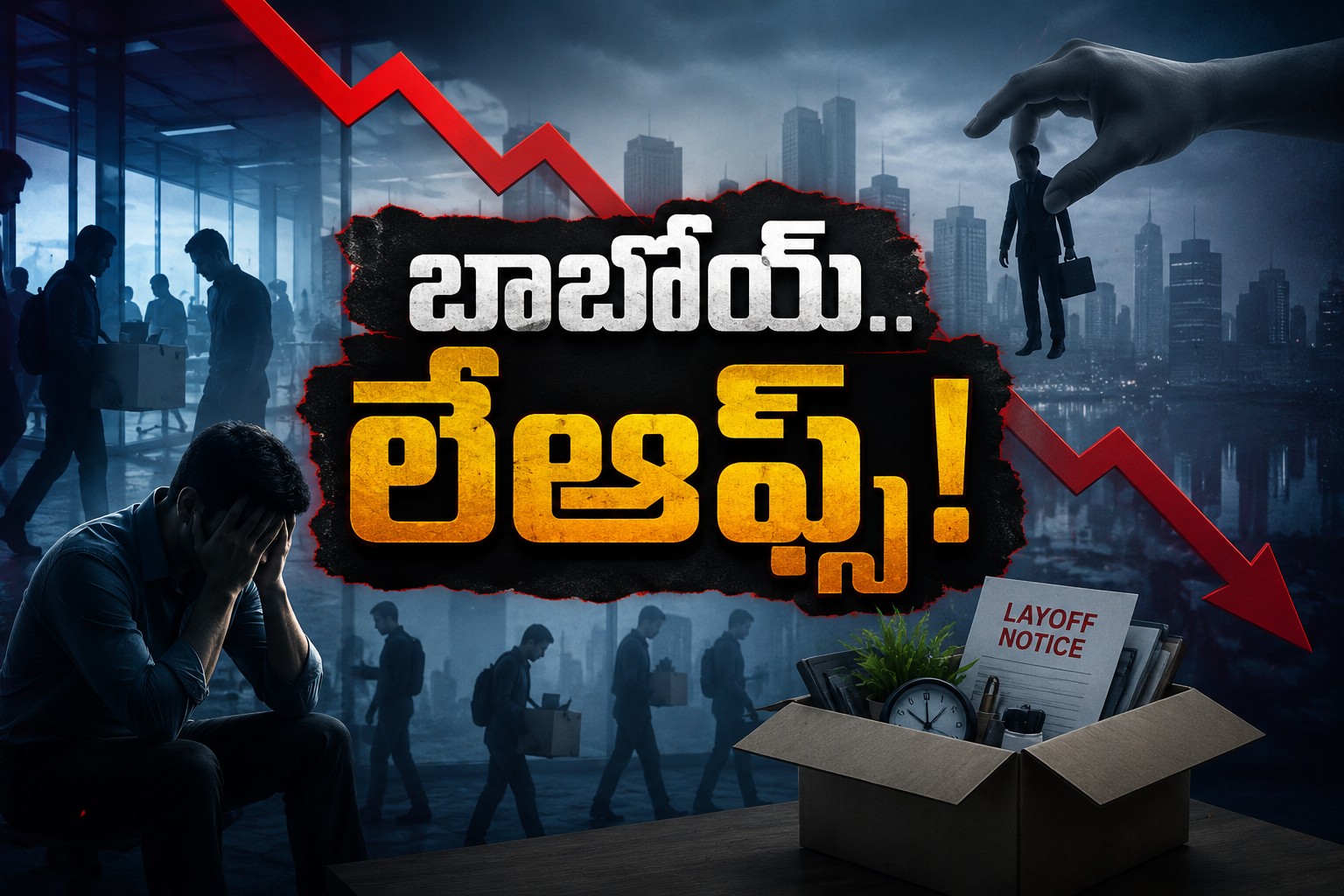 లేఆఫ్ల దెబ్బ..! 8 నెలల్లోనే 1.23 లక్షల ఉద్యోగాలు కట్