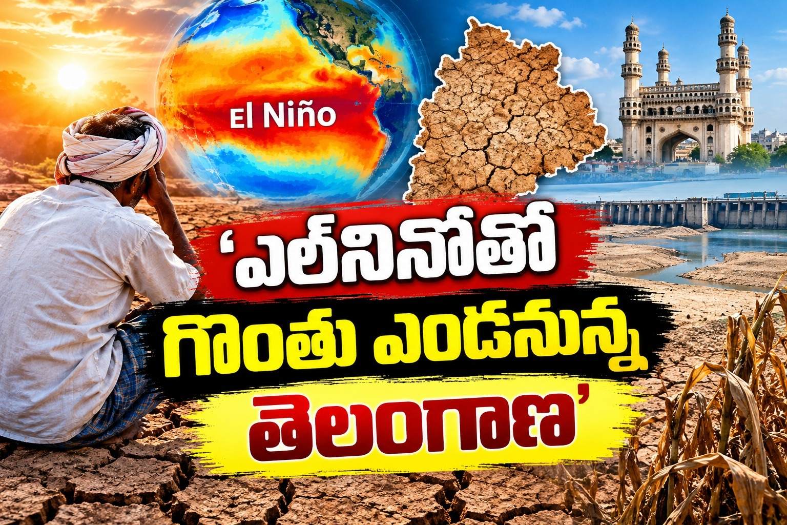 ElNinoEffect: ఎల్నినోతో గొంతు ఎండనున్న తెలంగాణ!