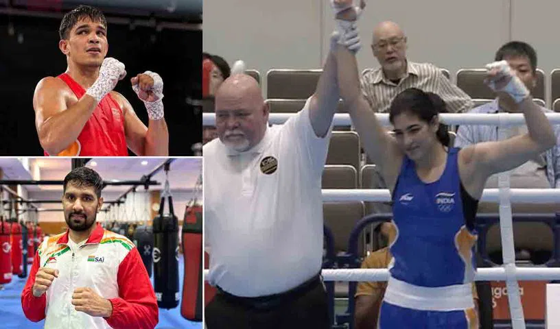 Boxing Medals: రింగ్‌లో భారత్‌ పంచ్ పవర్.. 3 మెడల్స్ ఖాయం చేసుకున్న బాక్సర్లు!