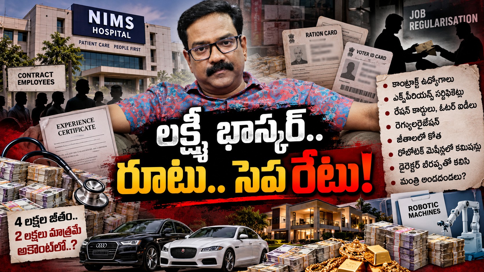 కాంట్రాక్ట్ ఉద్యోగాలతోనే కోట్ల సంపాదన.. లక్ష్మీ భాస్కర్ కి కలిసొచ్చిన లక్కదే!